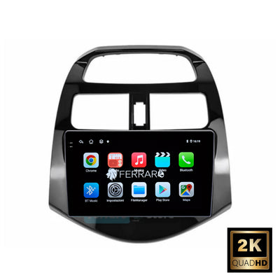 (PRENOTA)  Autoradio per Chrevolet Spark 9" 2K (2009-2015) Android, Bluetooth, CarPlay, Android Auto, 12/256GB Ram
