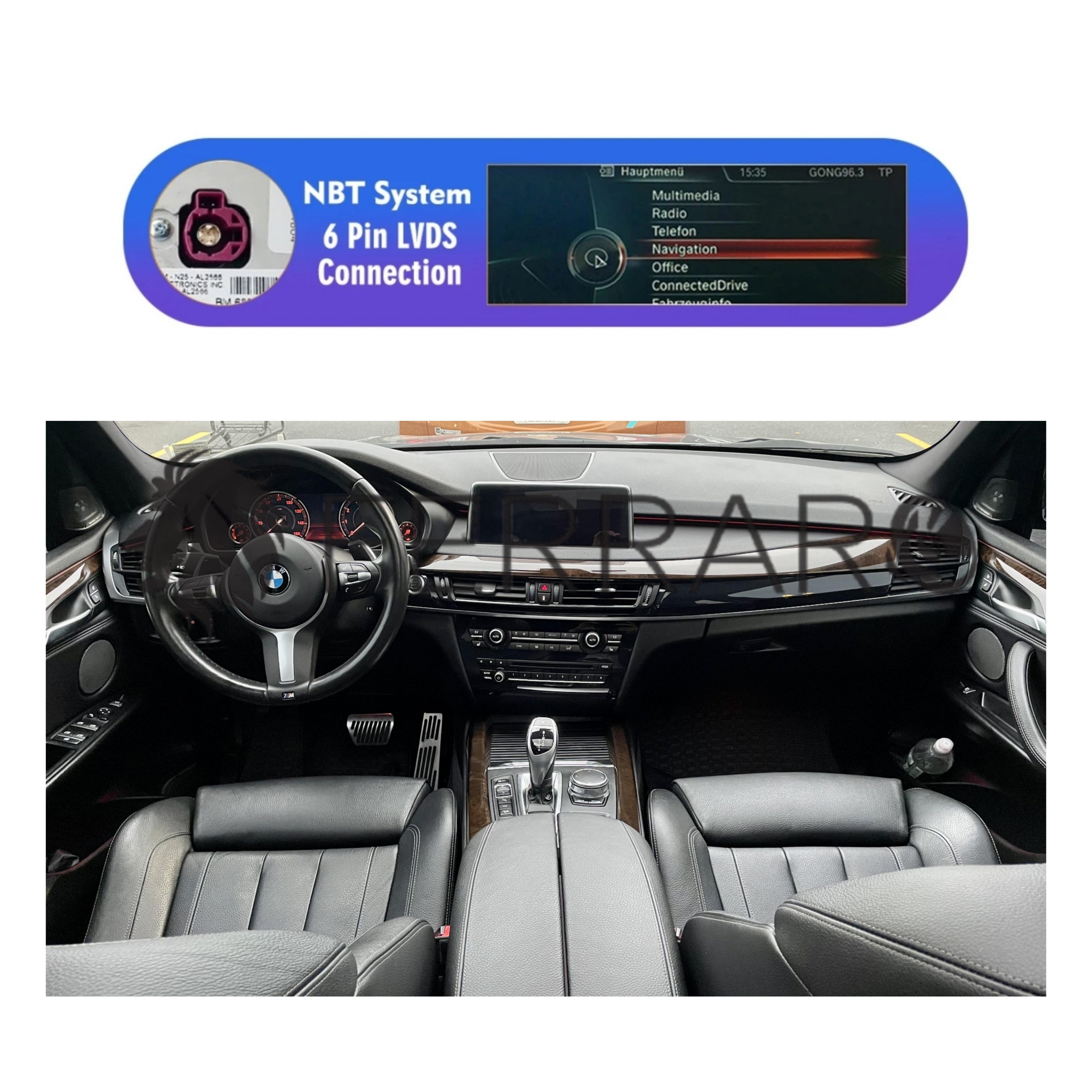 (PRENOTA) Autoradio per BMW X5, X6, F15-F16, 12.3" + 12.3" (2015-2022) Android, Bluetooth, CarPlay, Android Auto, 8/128GB Ram