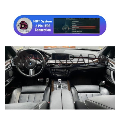 (PRENOTA) Autoradio per BMW X5, X6, F15-F16, 12.3" + 12.3" (2015-2022) Android, Bluetooth, CarPlay, Android Auto, 8/128GB Ram