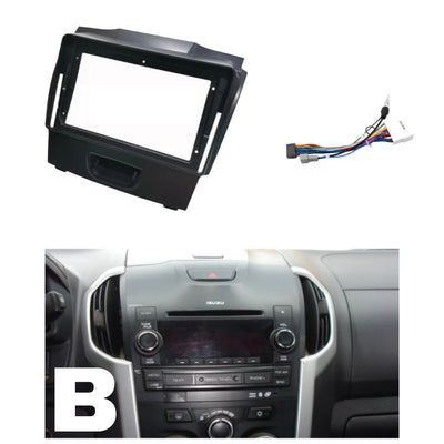 Kit Montaggio Autoradio 9"Pollici Isuzu D-Max 9" (2012-2019) Mascherina, Cablaggio per Autoradio Android