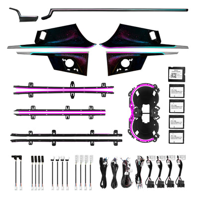 (PRENOTA) Ambient Light per Audi A4, A5, B9 (2017-2025), 256 Colori, APP