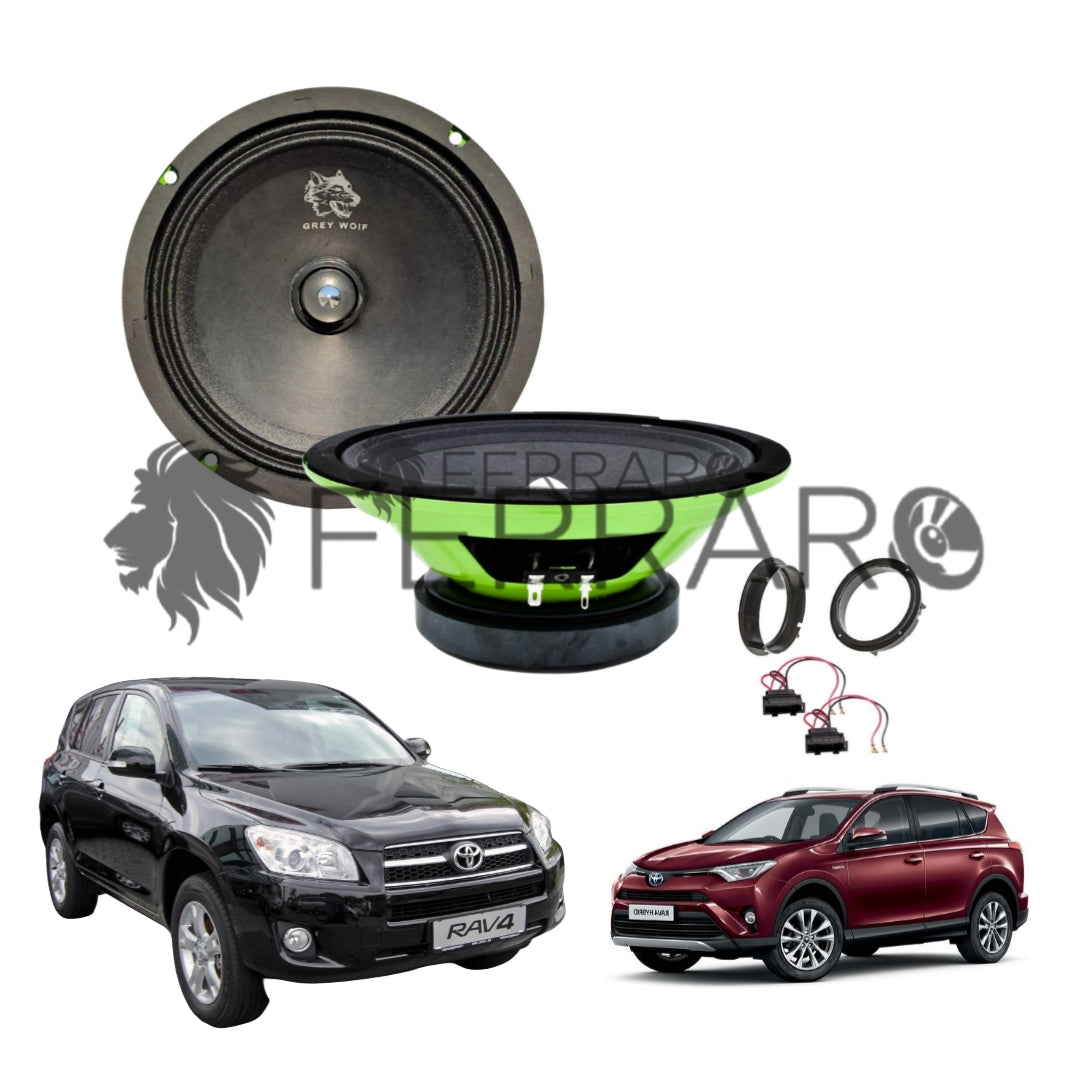FerraroStore Kit 2 Altoparlanti, PV165.3, Ant o Post, Toyota RAV4 (Dal 2006)