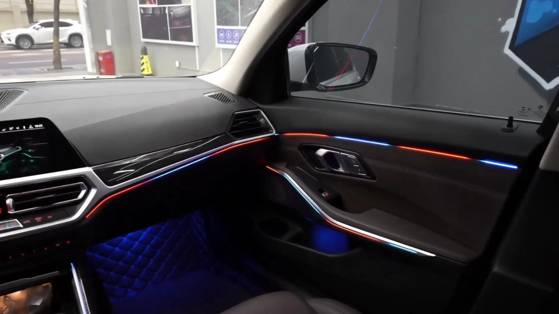 (PRENOTA) Ambient Light per BMW Serie 3 G20 (2018-2025), 256 Colori, APP
