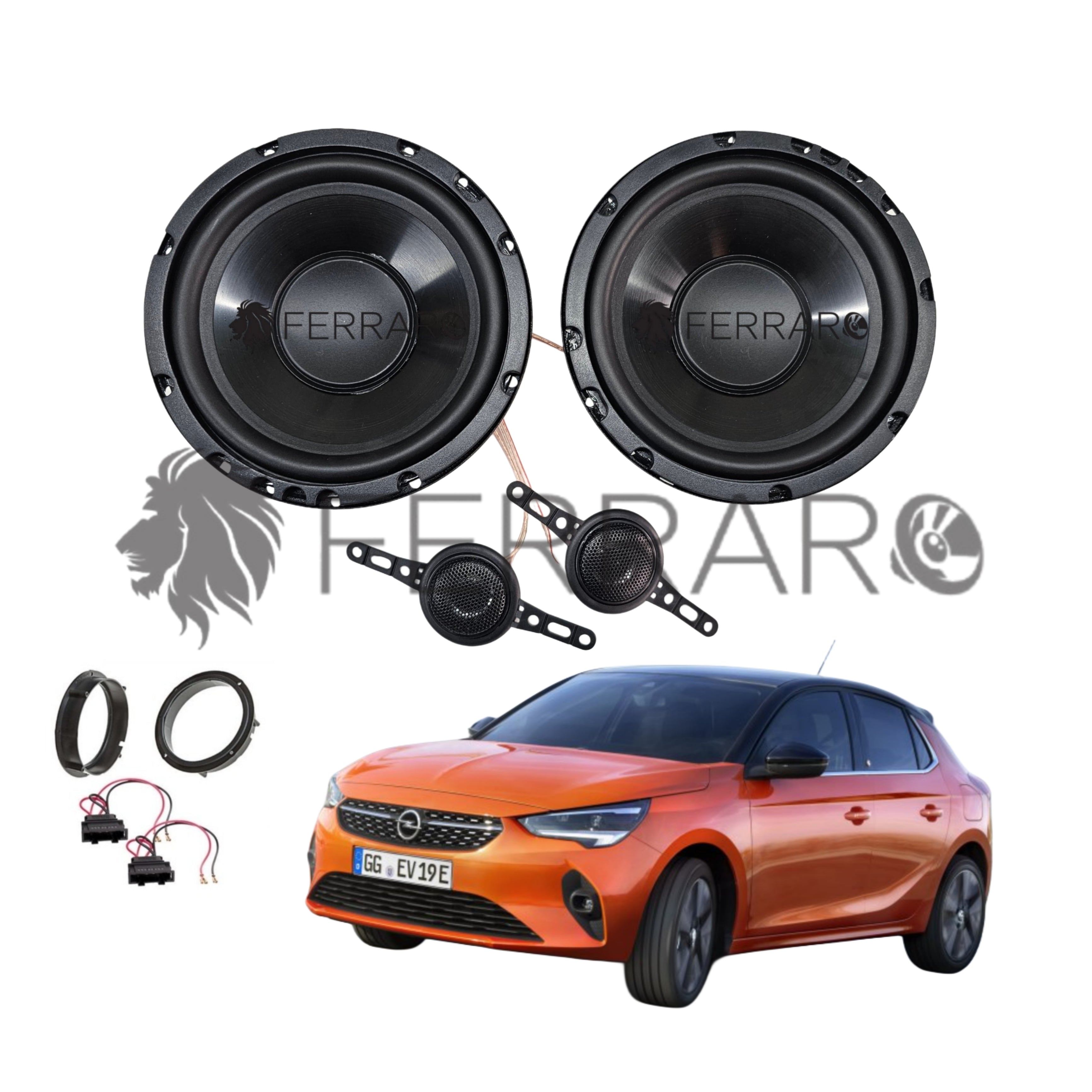 FerraroStore Kit 2 Altoparlanti, ASK-165.2, Anteriori, Opel Corsa F dal 2019>