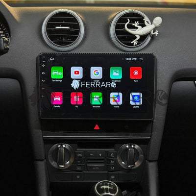Autoradio per Audi A3 8P 9" (2003-2013) Android, Bluetooth, CarPlay, Android Auto, 2GB/4GB/6GB/8GB Ram