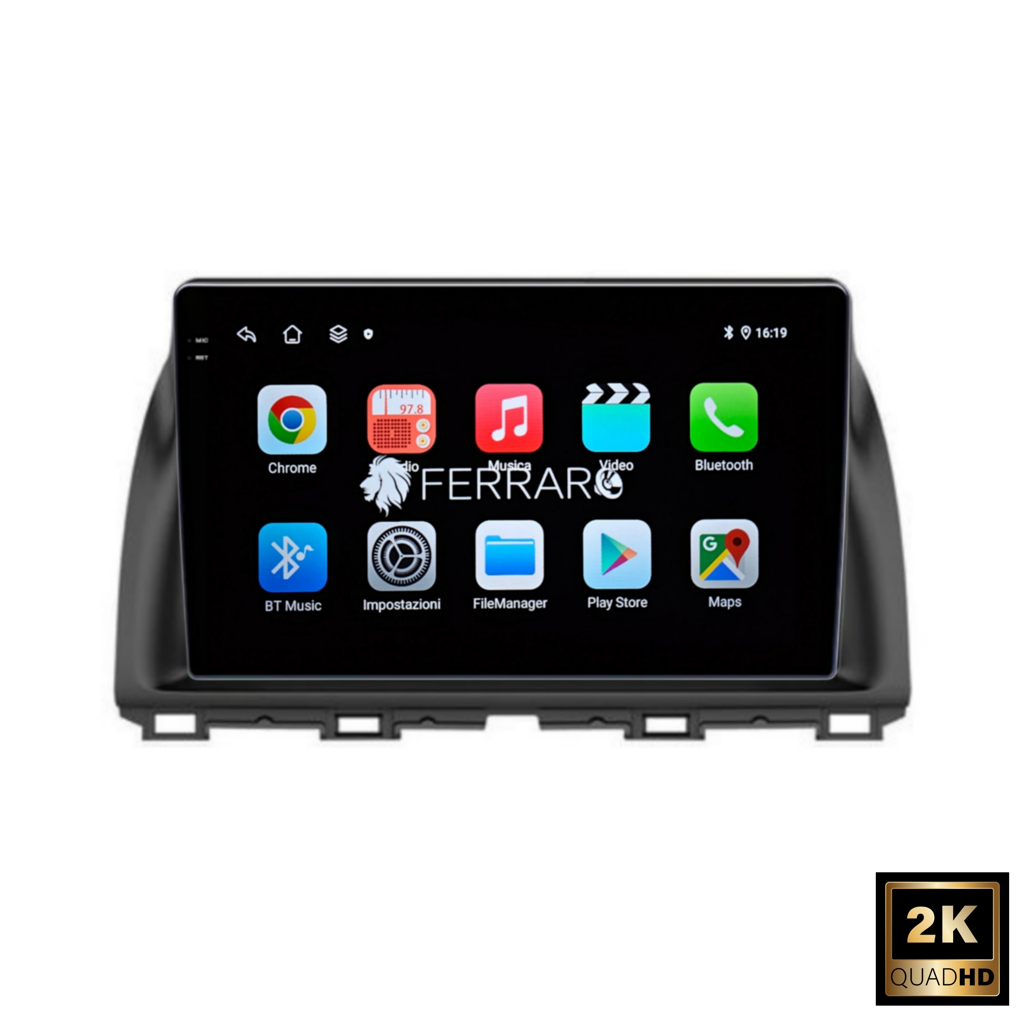 (PRENOTA) Autoradio per Mazda CX5, CX-5 10.1" 2K, (2012-2016) Android, Bluetooth, CarPlay, Android Auto, 4/64GB Ram