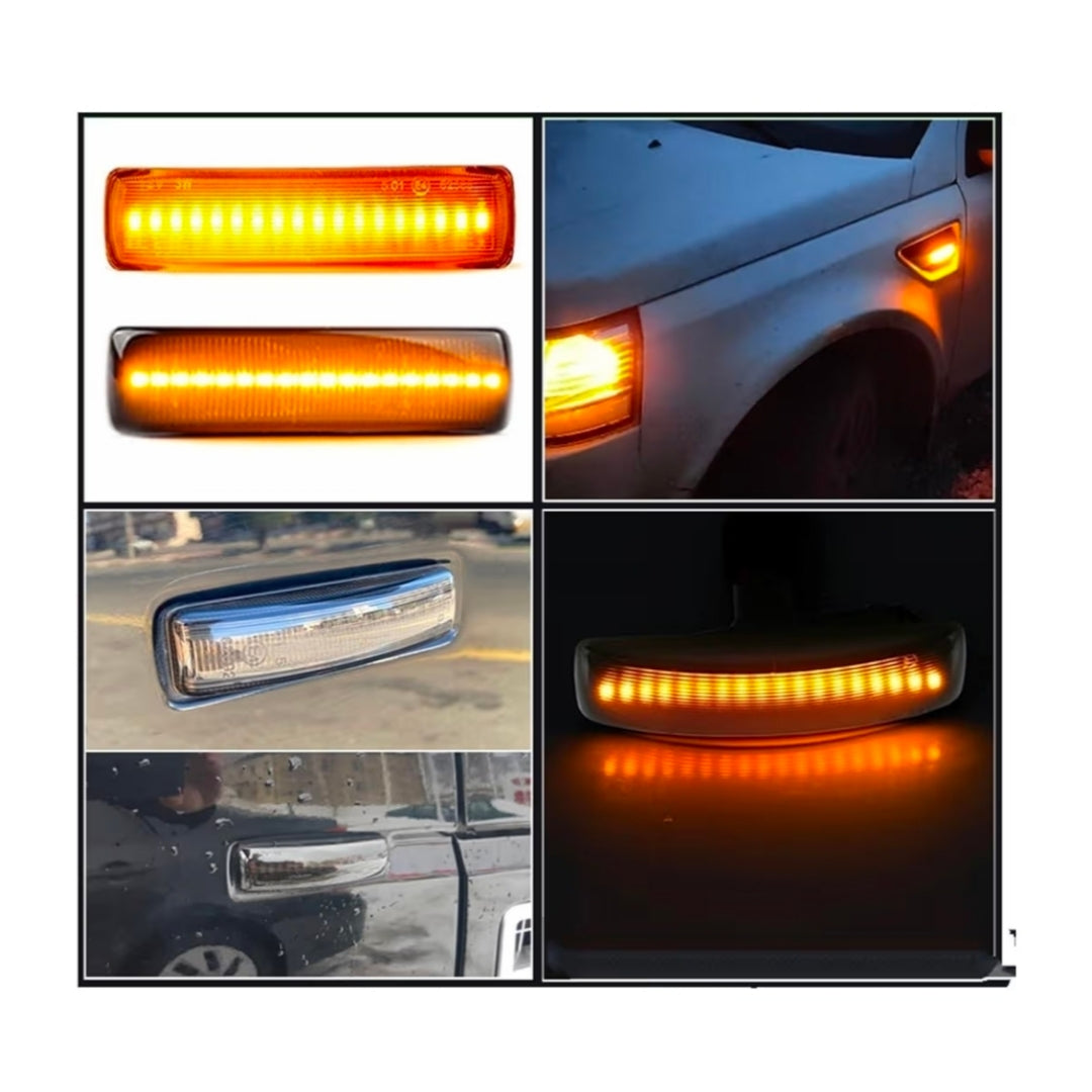 (PRENOTA) Indicatore Direzione Led per Land Rover Discovery, Range Rover, Freelander (Compatibilità in Descrizione), Plug and Play