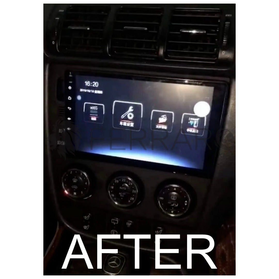 (PRENOTA) Autoradio per Mercedes ML W163 9" 2K (2002-2005) Android, Bluetooth, CarPlay, Android Auto, 12/256GB Ram