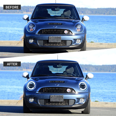 (PRENOTA) Fanali Anteriore Completo per BMW Mini Cooper S R55, R56, R57, R58, R59 (2007-2014) a LED