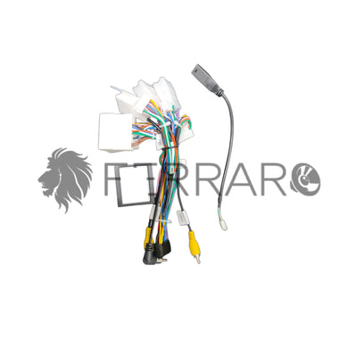Kit Montaggio Autoradio 9"Pollici per Toyota Prius+ (2012-2021), Mascherina, Cablaggio Autoradio Android