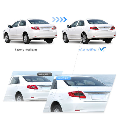 (PRENOTA) Fanali Posteriore Completo per Toyota Corolla E140 (2011-2013) a LED