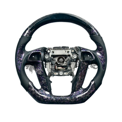 (PRENOTA) Volante Sportivo per Honda Accord (2008-2012), Carbonio, Customizzato in Pelle