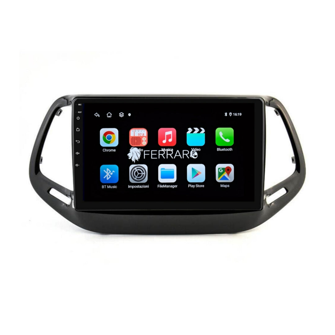 Autoradio per Jeep Compass 10.1" (Dal 2017> ) Android, Bluetooth, CarPlay, Android Auto, 2GB/4GB/8GB Ram