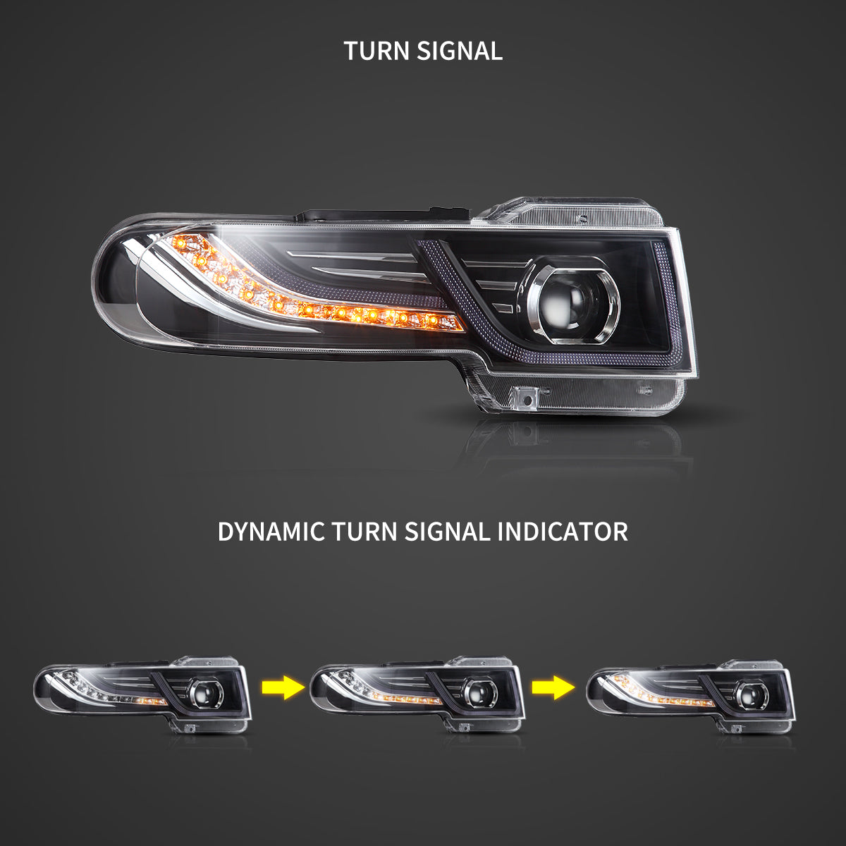 (PRENOTA) Fanali Anteriore Completo per Toyota FJ Cruiser XJ10 (2007-2015) a LED