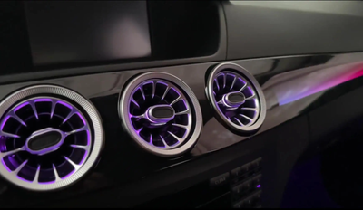 (PRENOTA) Ambient Light per Mercedes Classe C W204 (2007-2014), 256 Colori, APP