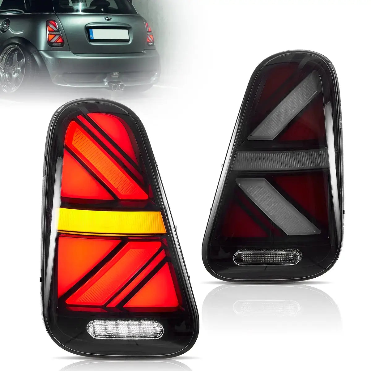 (PRENOTA) Fanali Posteriore Completo per BMW Mini Cooper R50, R52, R53 (2001-2006) a LED