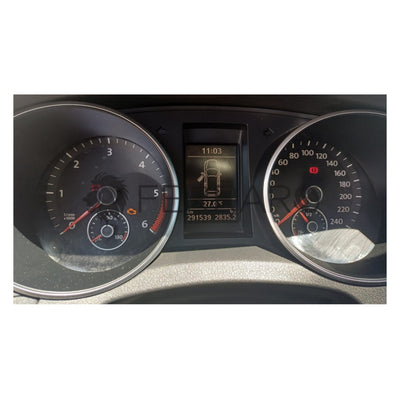 Virtual Cockpit 12.3" per Volkswagen Golf 6ª Serie, HD Ultra, CarPlay e Android Auto