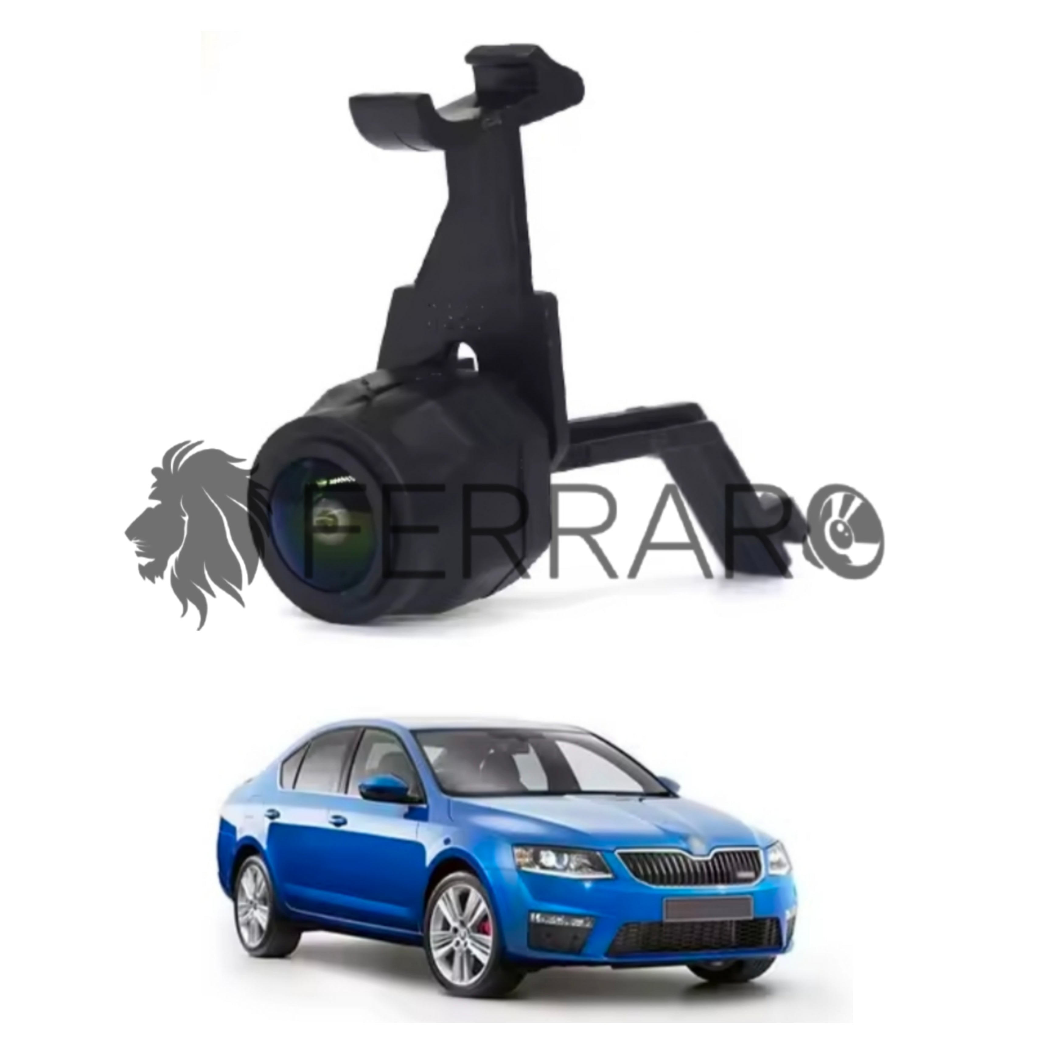 (PRENOTA)  Telecamera Frontale per Skoda Octavia MK3, 5E (2013-2018), AHD, 1920x1080, 170° Gradi