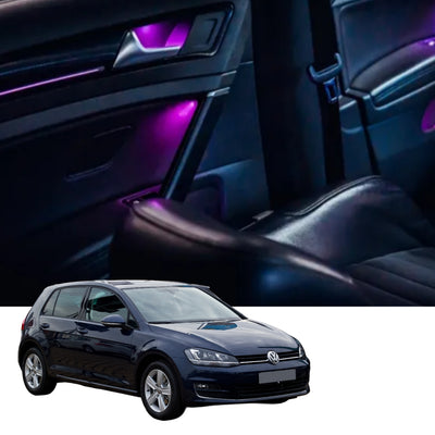 (PRENOTA) Ambient Light per Volkswagen Golf 7, VII (2014-2021), 256 Colori,  APP