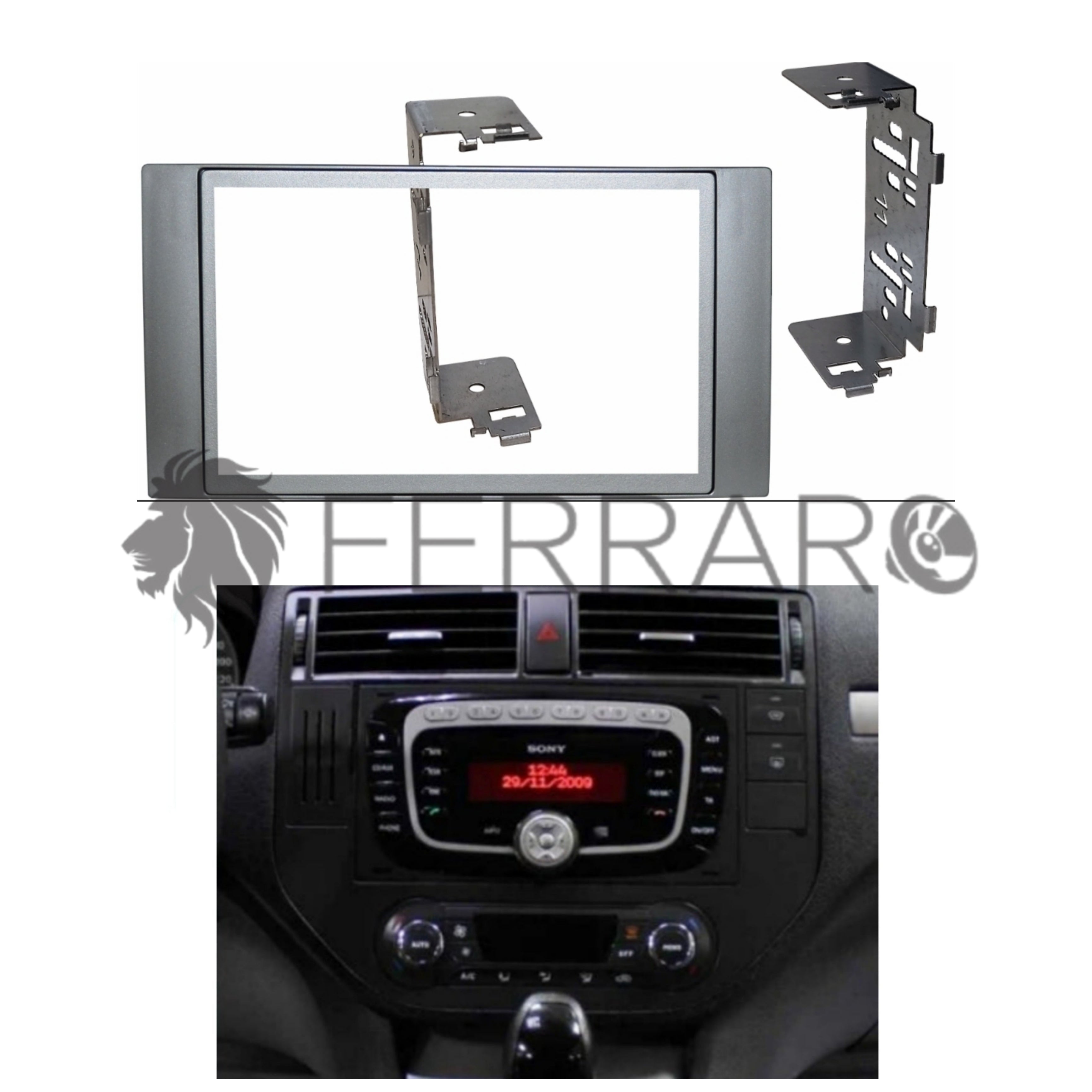 Mascherina 2DIN per Ford C-Max (Fino al 2011)