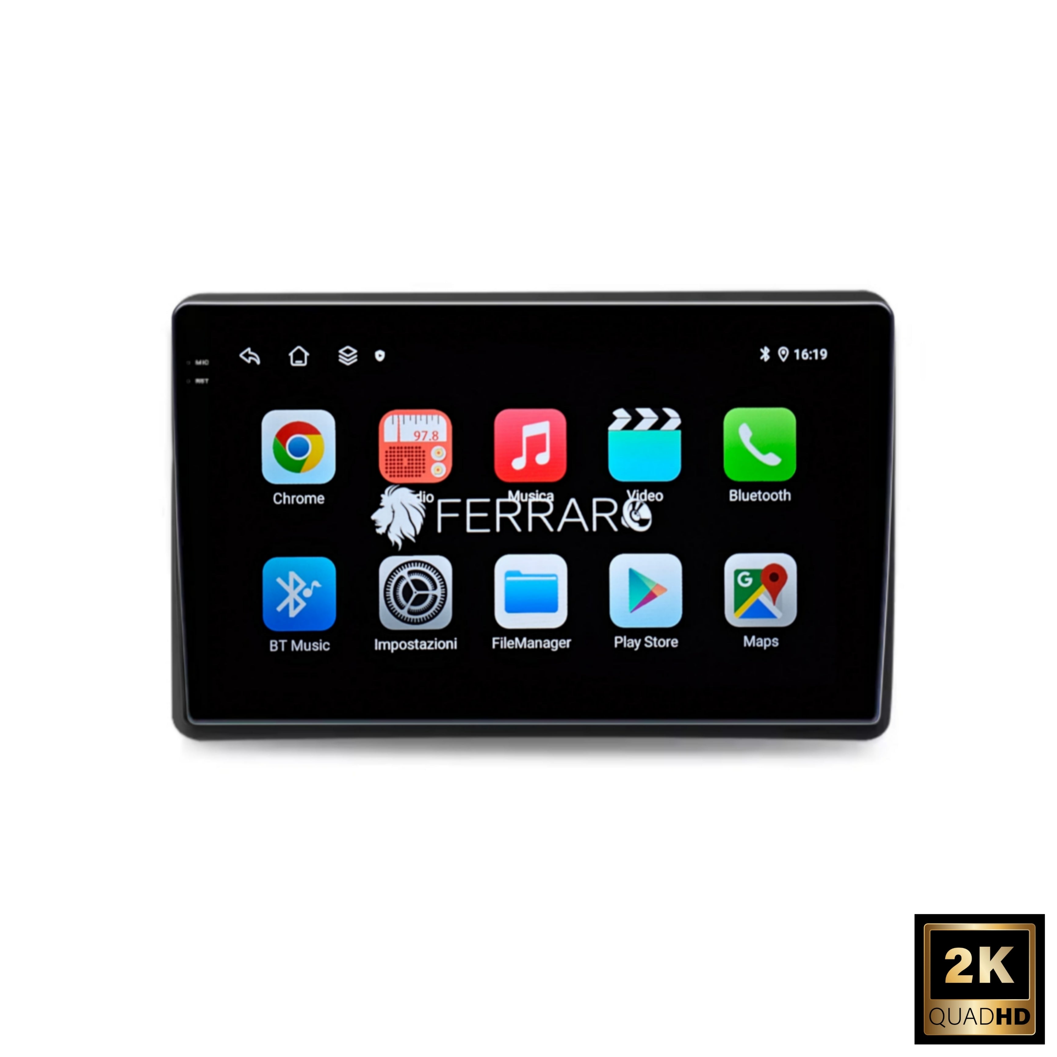 Autoradio per Renault Master, Nissan NV400, Opel Movano 2 10.1" 2K (2019-2024) Android, Bluetooth,  CarPlay, Android Auto, 4/64GB Ram