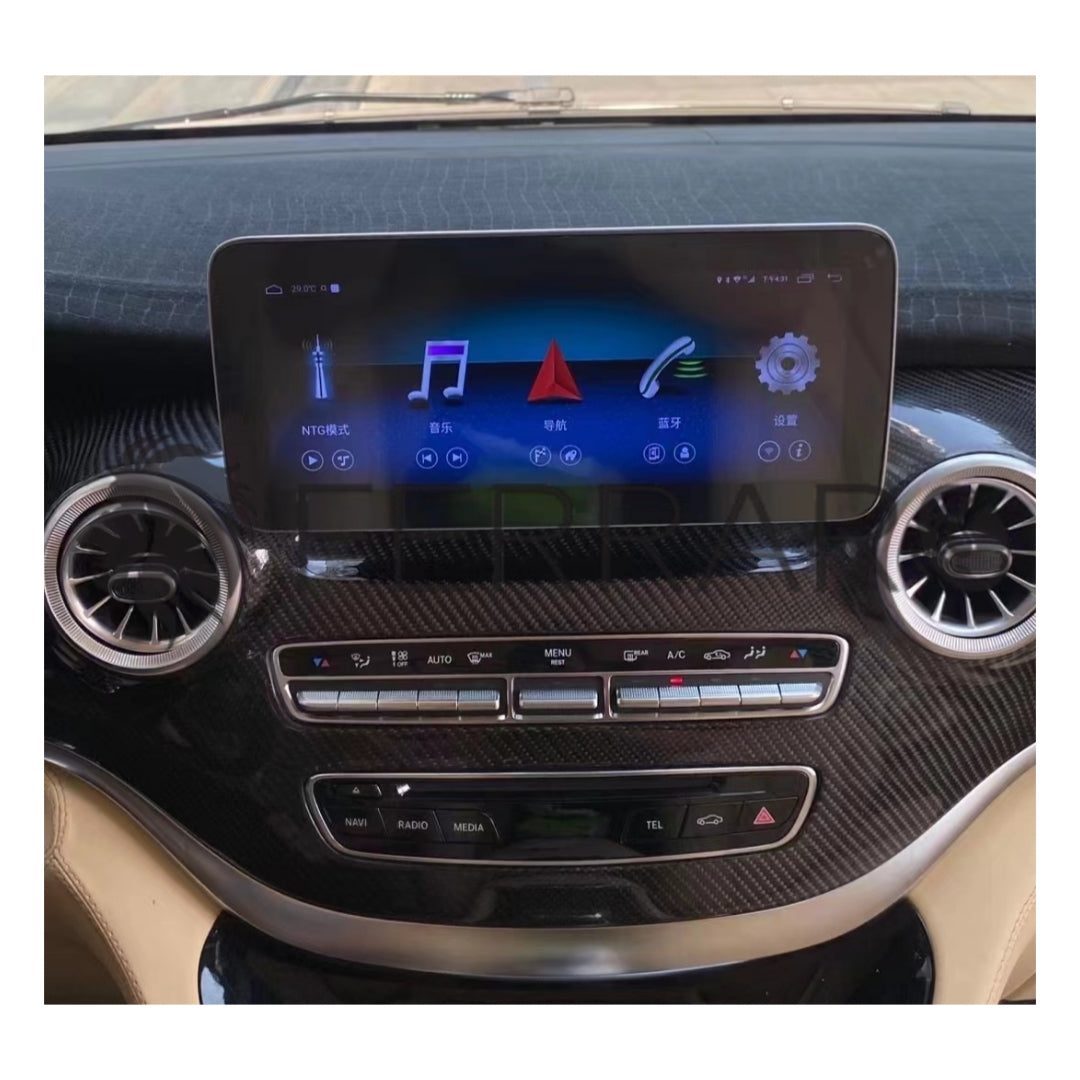 Autoradio per Mercedes Classe V W447, V260, V250, V220 12.3" | 2014-2025 | Android | Bluetooth | CarPlay | Android Auto | 4/64GB Ram