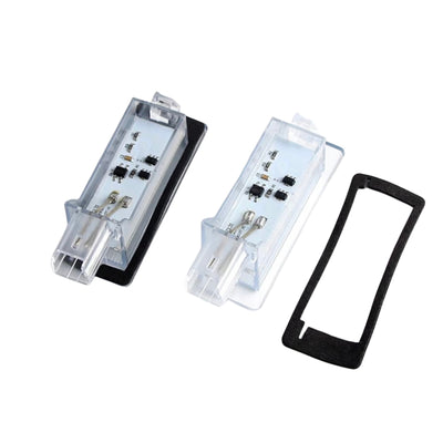 Set Luci Targa a Led per Renault, Dacia (Compatibilità in Descrizione), Plug and Play