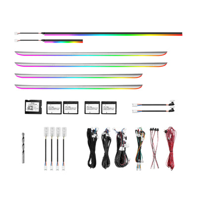 (PRENOTA) Ambient Light per BMW Serie 3 E90, E91 (2005-2013), 256 Colori, APP
