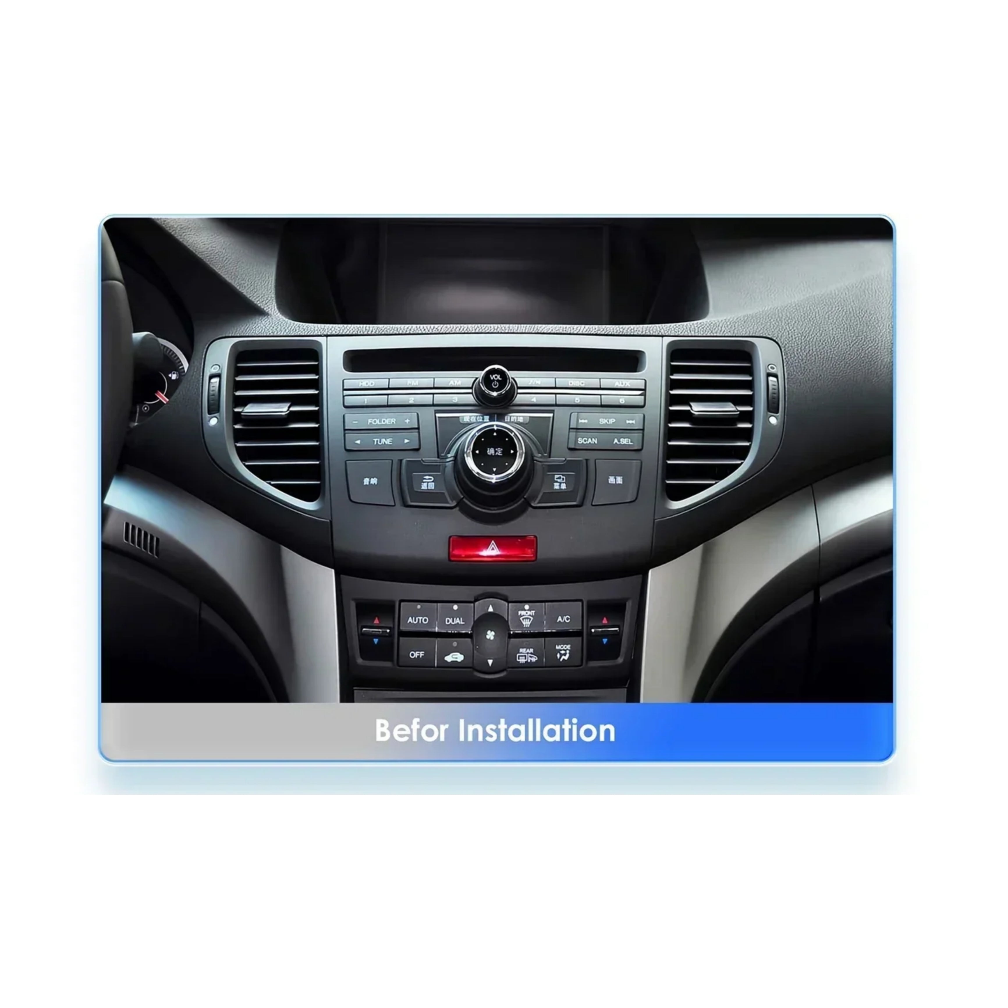 (PRENOTA) Autoradio per Honda Accord 8 9" 2K (2008-2012) Android, Bluetooth, CarPlay, Android Auto, 12/256GB Ram