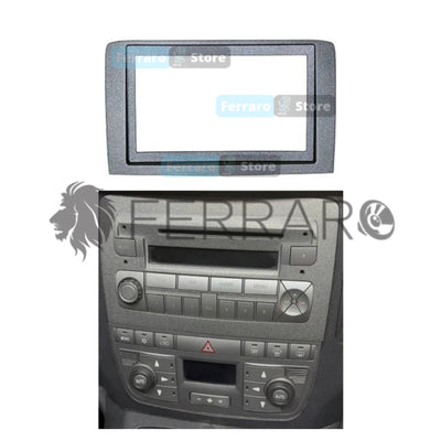 Car Radio Panel, 2 Iso Frame, Lancia, Musa, from 2009 onwards