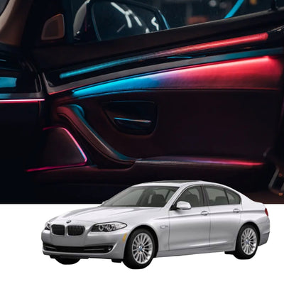 (PRENOTA) Ambient Light per BMW Serie 5 F10, F11 (2011-2017), 256 Colori, APP