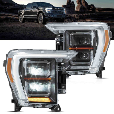 (PRENOTA) Fanali Anteriore Completo per Ford F150 14ª Serie (2021-2023) a LED