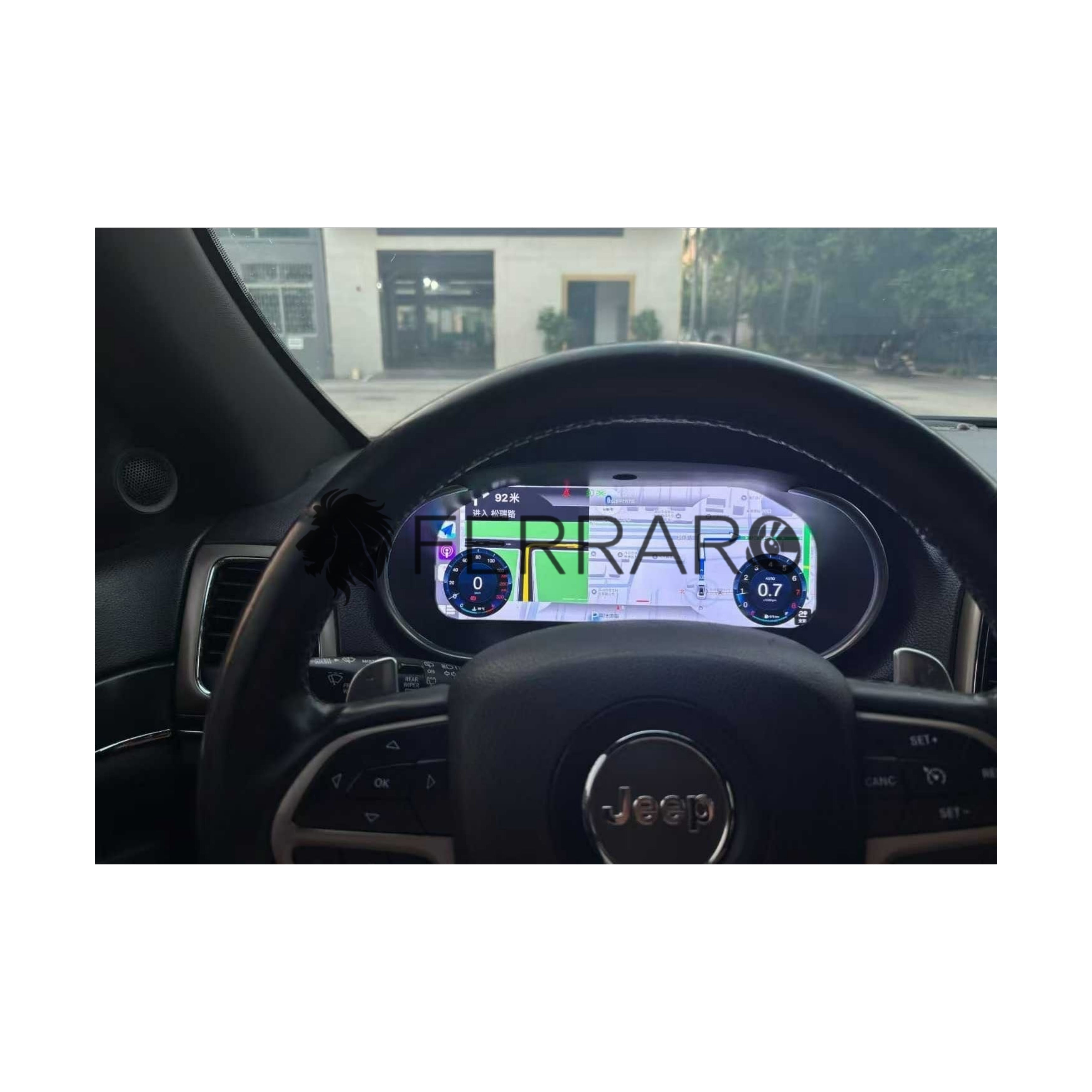 (PRENOTA) Virtual Cockpit 12.3" per Jeep Grand Cherokee (2014-2018), HD Ultra, CarPlay e Android Auto
