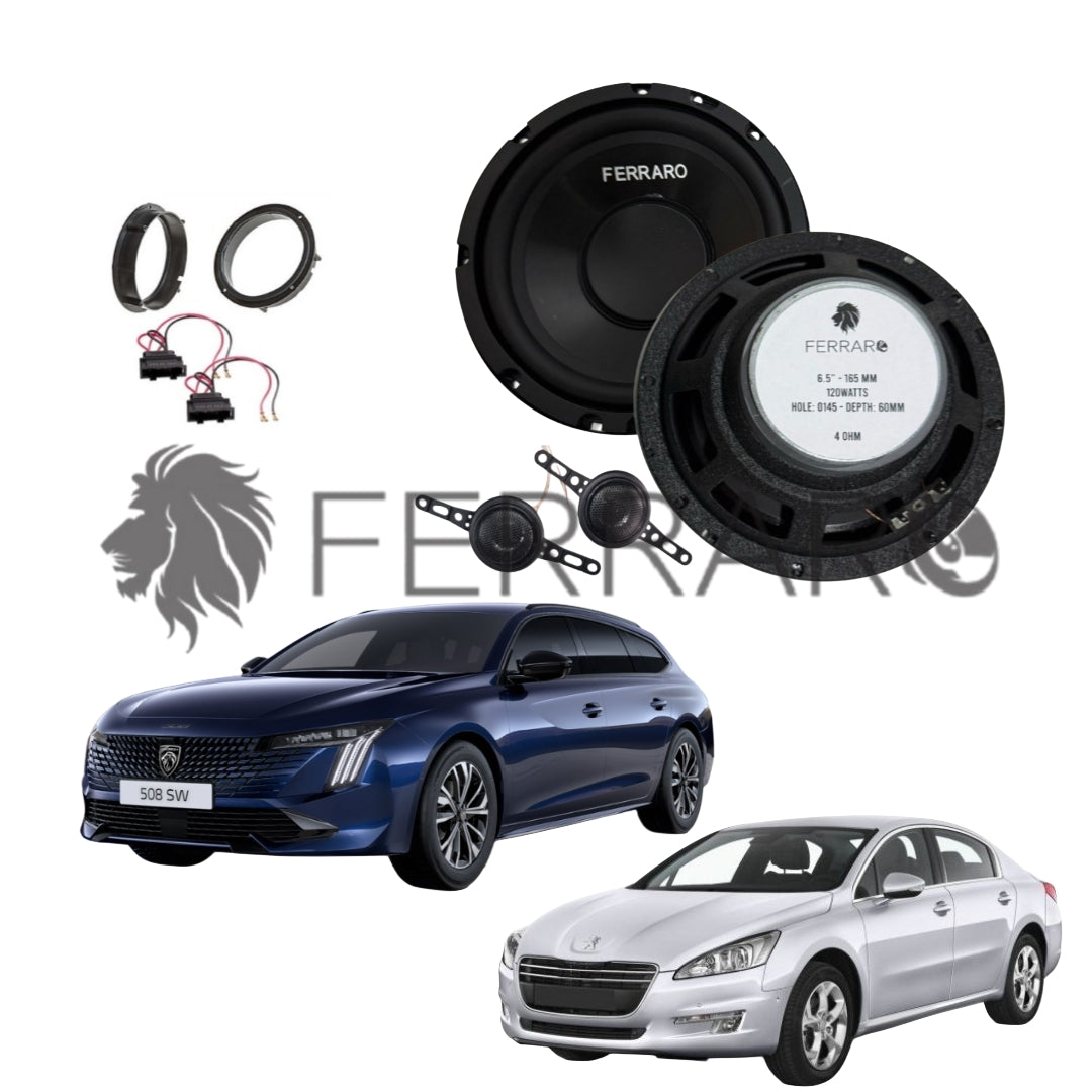 FerraroStore Kit 2 Altoparlanti, ASK-165.2, Ant o Post, Peugeot 508 1ª/2ª (2010-2024)