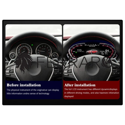 (PRENOTA) Virtual Cockpit 12.3" per BMW Serie 3, F30, F31, F34, F35, F33, F36 (2013-2017), HD Ultra, CarPlay e Android Auto