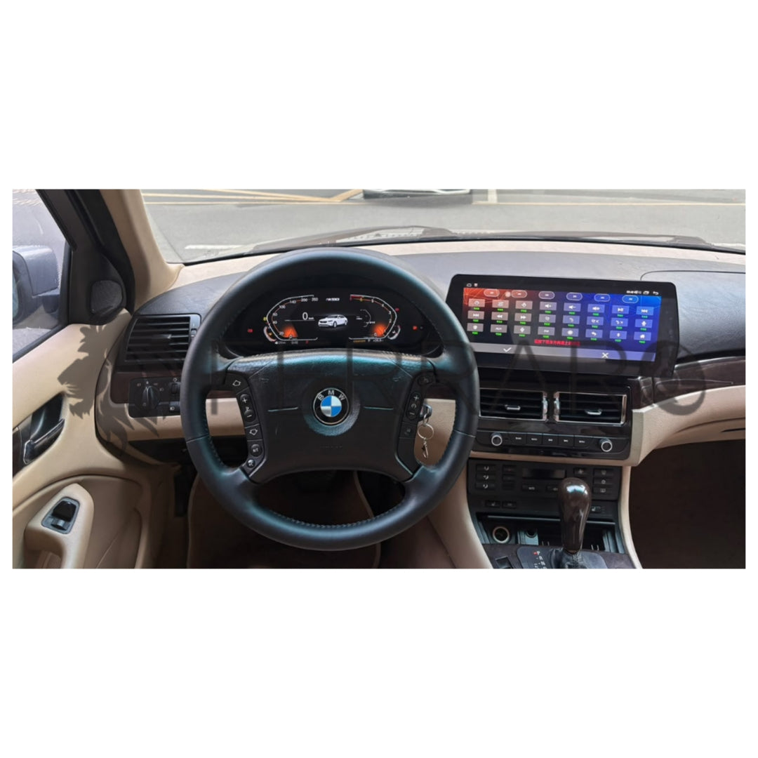 (PRENOTA) Virtual Cockpit 12.3" per BMW E46 (1998-2007), HD Ultra, CarPlay e Android Auto