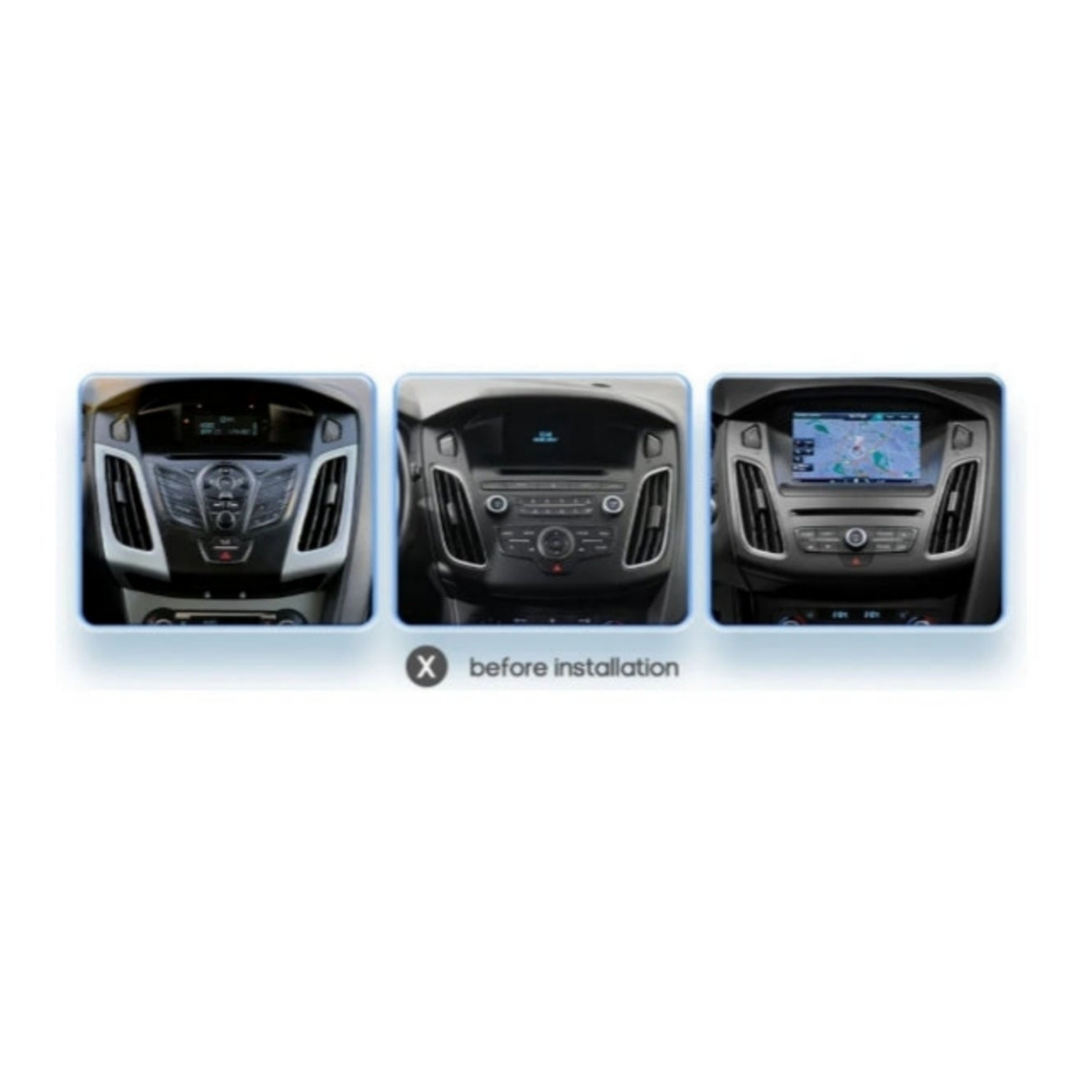 Autoradio per Ford Focus 3 9" 2K | 2011-2018 | Android | Bluetooth | CarPlay | Android Auto | 12/256GB Ram