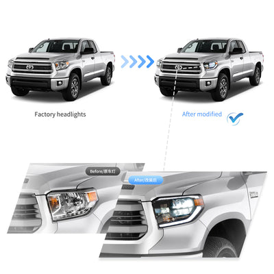(PRENOTA) Fanali Anteriore Completo per Toyota Tundra (2014-2021) a LED