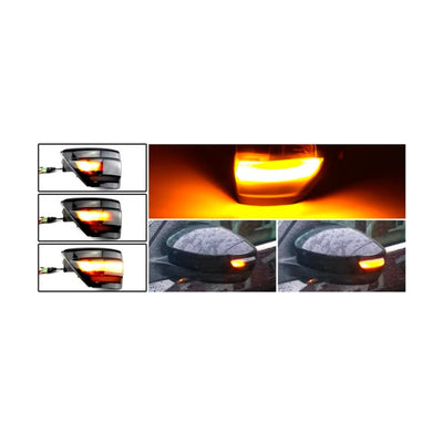 (PRENOTA) Specchietti Laterali Led per Ford S-Max, Kuga, C-Max (2007-2019), Plug and Play