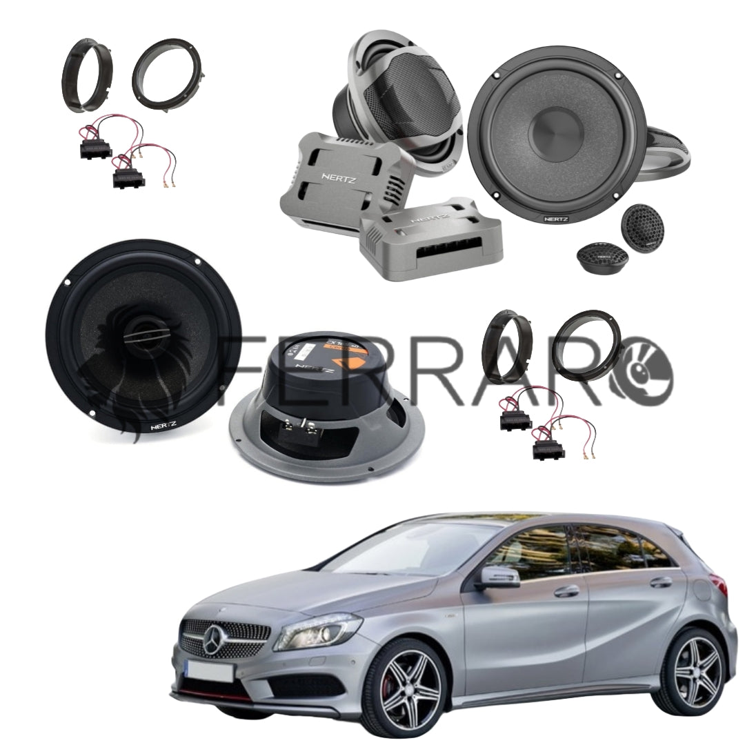 Hertz Kit 6 Casse, CX 165, CK 165, Ant/Post, Mercedes Classe A/B, W176/W246
