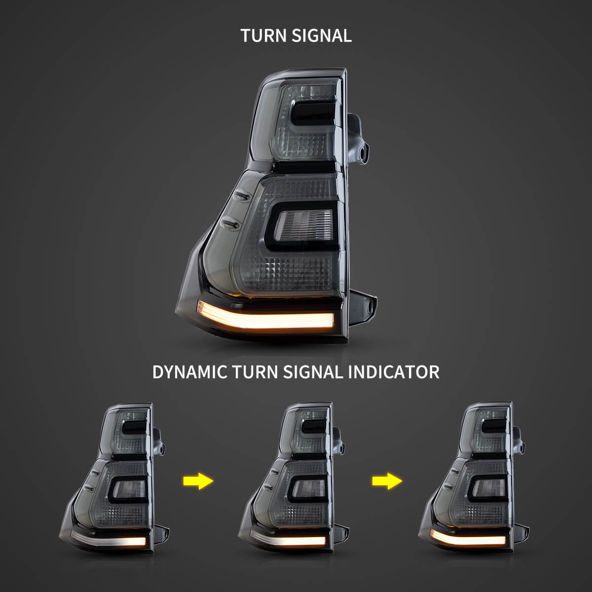 (PRENOTA) Fanali Posteriore Completo per Toyota Land Cruiser Prado (2010-2016) a LED