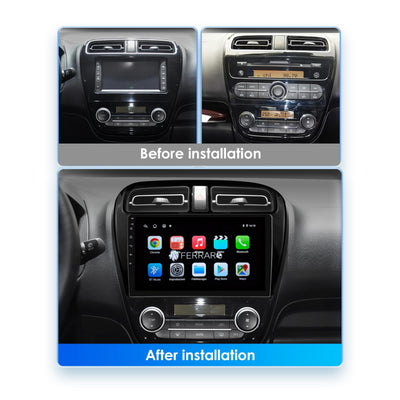 Autoradio per Mitsubishi Attrage Spacestar 9" (2013-2020) Android, Bluetooth, CarPlay, Android Auto, 2GB/4GB/6GB/8GB Ram