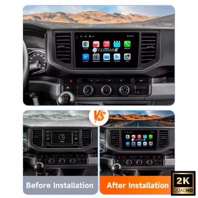 Autoradio per Volkswagen Crafter 10.1" 2K (2017-2025) Android, Bluetooth, CarPlay, Android Auto, 4/64GB Ram