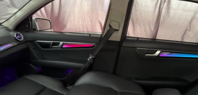 (PRENOTA) Ambient Light per Mercedes Classe C W204 (2007-2014), 256 Colori, APP