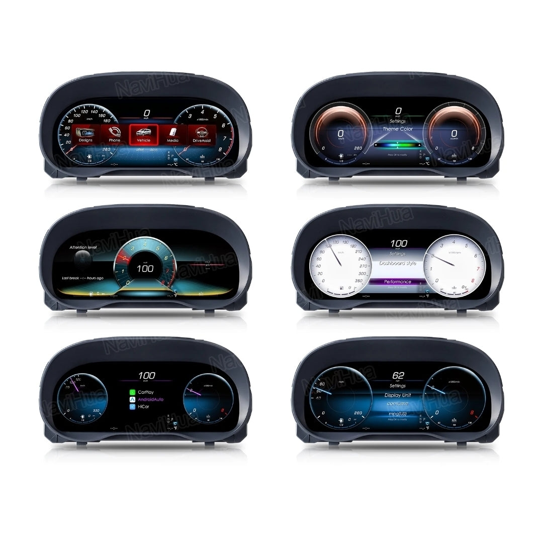 (PRENOTA) Virtual Cockpit 12.3" per Mercedes Vito (2014-2024), HD Ultra, CarPlay e Android Auto