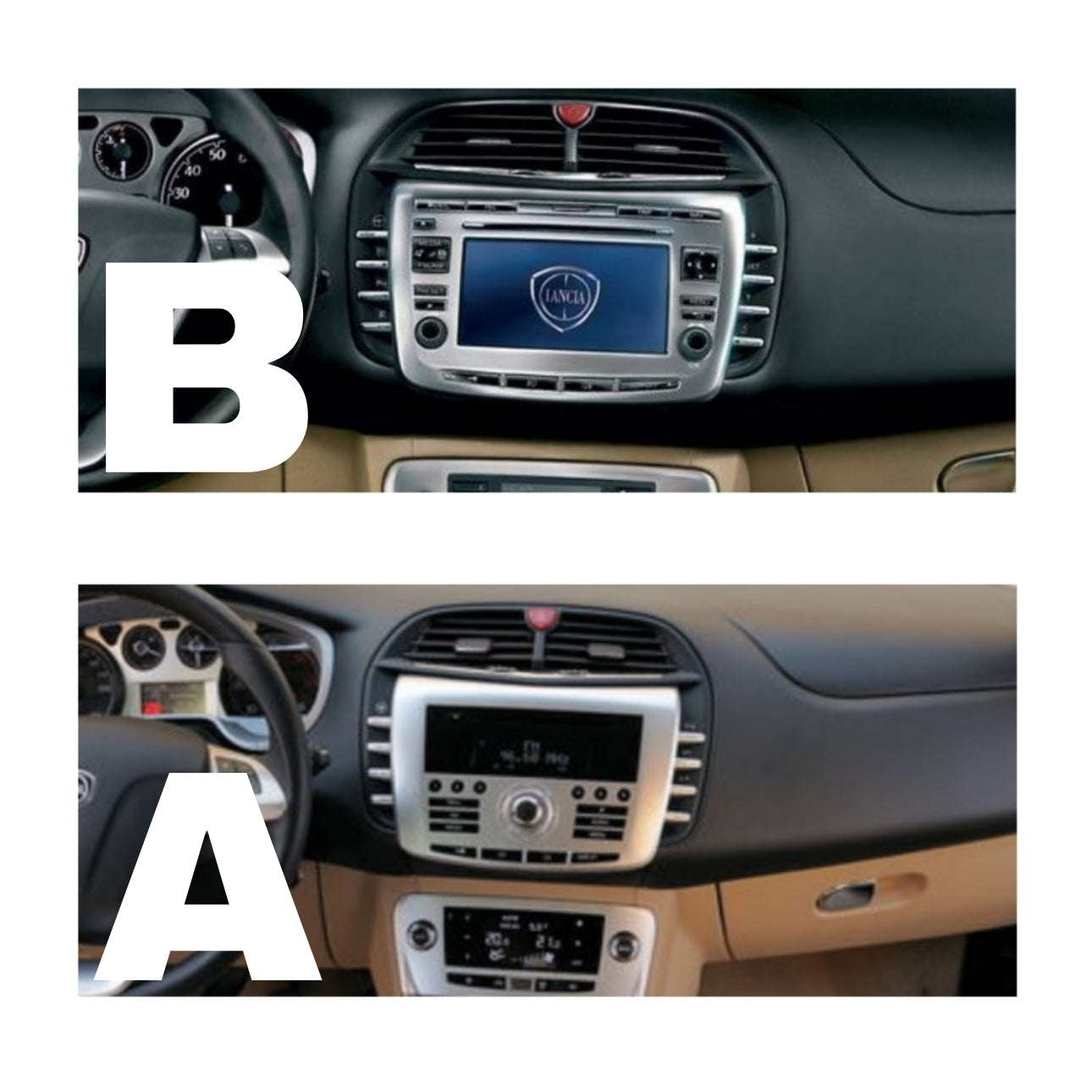 Autoradio per Lancia Delta 9" 2K | 2008-2014 | Android | Bluetooth | CarPlay | Android Auto | 12/256GB Ram