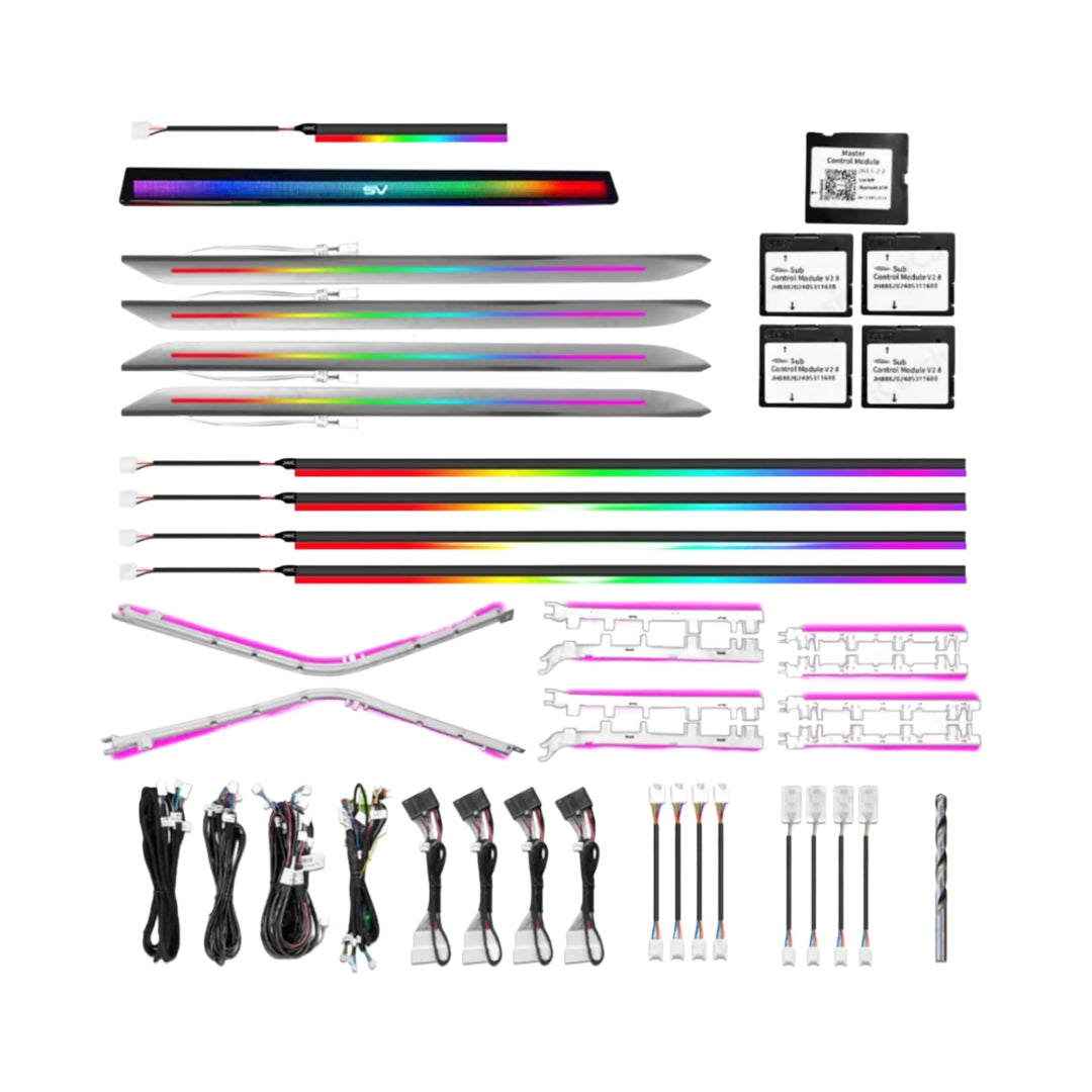 (PRENOTA) Ambient Light per Land Rover Range Rover Evoque (2018-2026), 256 Colori, APP