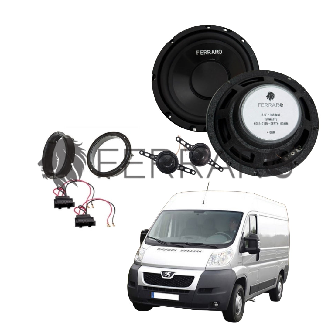 FerraroStore Kit 2 Altoparlanti, ASK-165.2, Anteriori, Peugeot Boxer dal 2006>