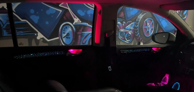 (PRENOTA) Ambient Light per Volkswagen Golf 6, VI (2008-2012), 256 Colori, APP