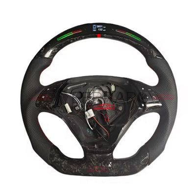 (PRENOTA) Volante Sportivo per Fiat Grande Punto,  Carbonio, Customizzato in Pelle (su Realizzazione)